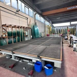 intermac fox 6100 glass cutting table