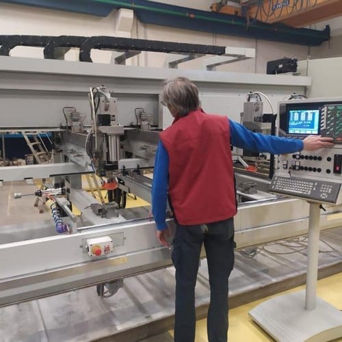 bussetti glass drilling machine